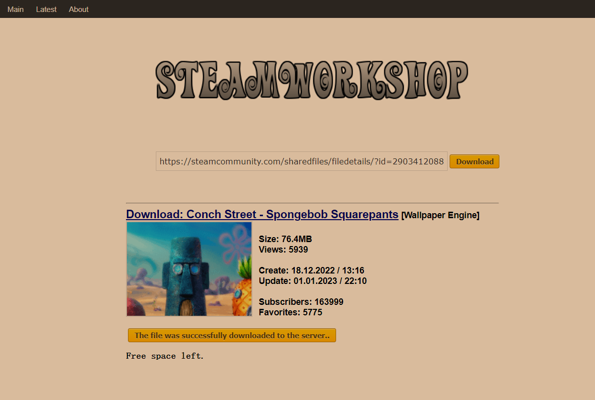 Simple Steam Workshop Downloader - Feedback